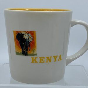 2005 Starbucks KENYA Elephant Africa Arabia Coffee Cup Mug Collector Series